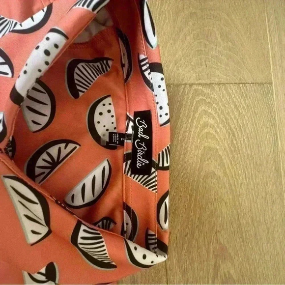 Bad Birdie Fruit Wedge Polo Orange Large - Picture 2 of 2